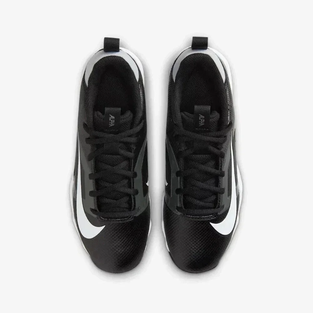 Nike Alpha Menace 4 Shark FQ4012-001 Kids US 12 Black Football Cleats GBNC1554